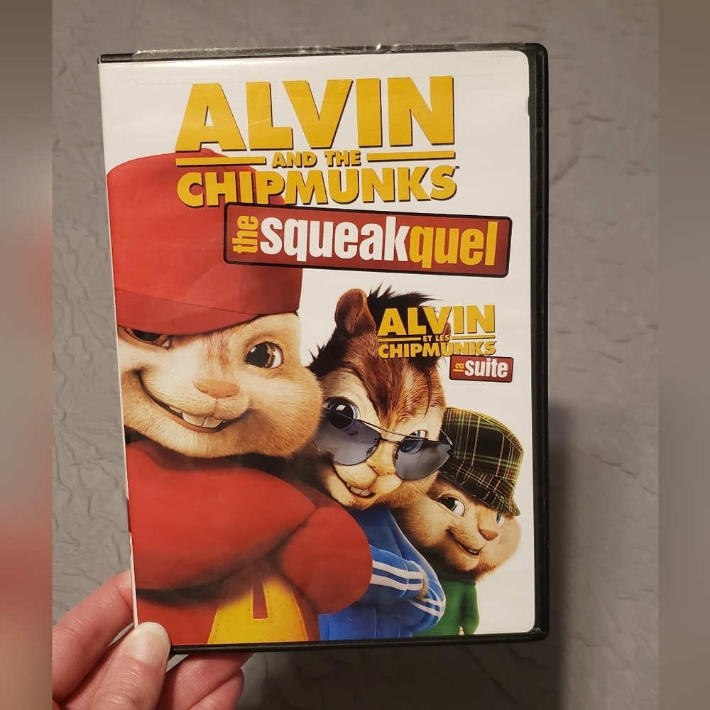 💿Alvin and The Chipmunks The Squeakquel 🐿 DVDs 📀